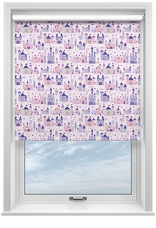 Magic Castle, Fairy Purple - Roller Blind